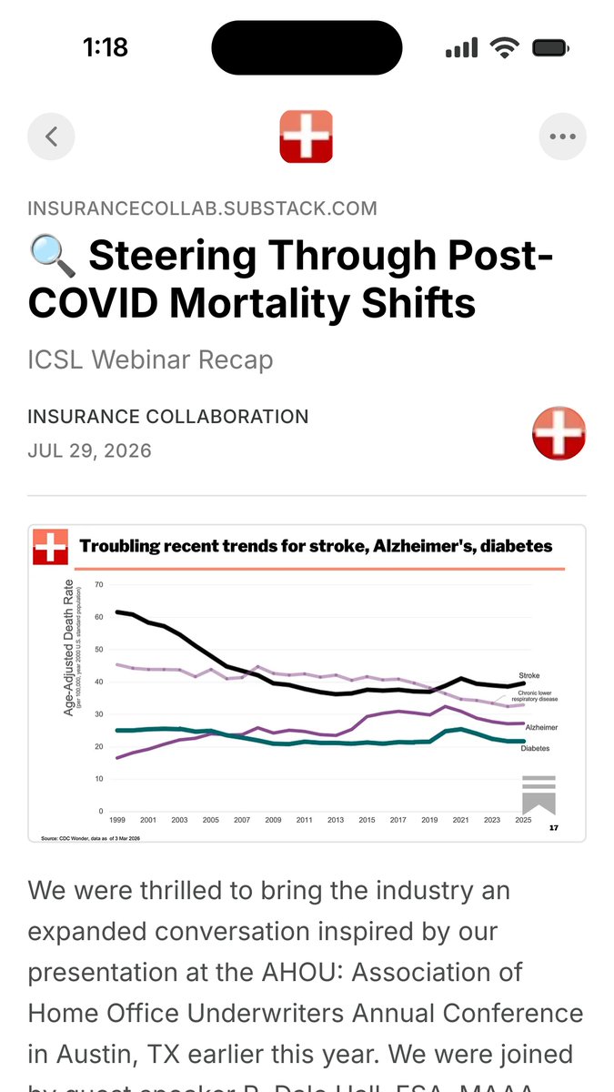 InsuranceCollab's tweet photo. 🔍 Steering Through Post-COVID Mortality Shifts 
https://t.co/gwmpHFer4m https://t.co/IDkBvx3hhY