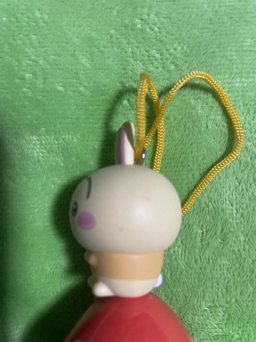 Czz2WDjFhAEoPJy's tweet photo. ちいかわ エニマイくじ 交換

(譲)風鈴→うさぎ

(求)ぬいぐるみ→うさぎ

※郵送のみ 
 
※またうさぎの横の顔辺りに初期汚れあります(画像2枚目)

※身内分
※受け取りまでお時間頂きます。 https://t.co/lH215bM3et