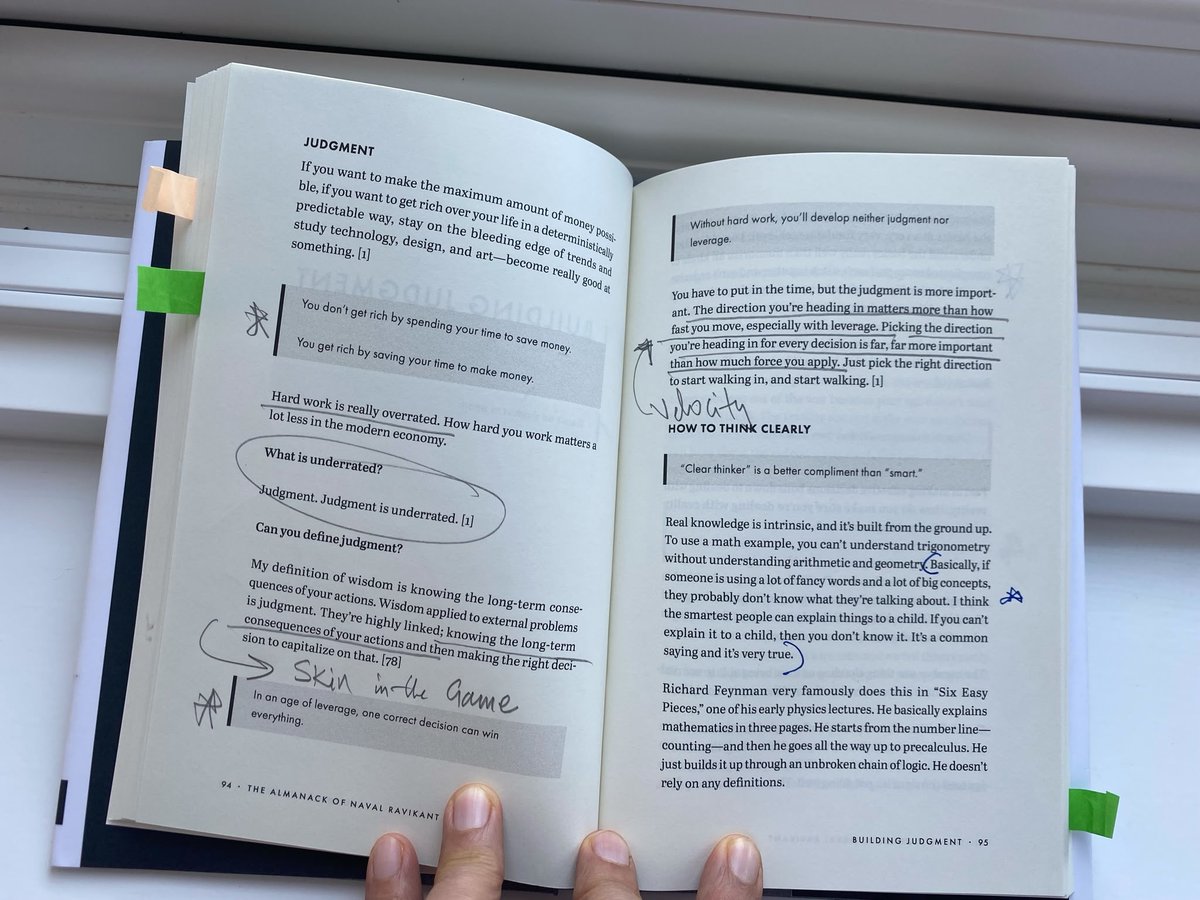 unseenvalue's tweet photo. The Almanack of Naval Ravikant is a goldmine.

I recorded a 10-minute companion audio to share a few ideas that stayed with me long after I finished reading it.

It's completely free. No paywall.

Just an expression of gratitude for a remarkable book.

Link below 👇

https://t.co/cnL97Rduhu