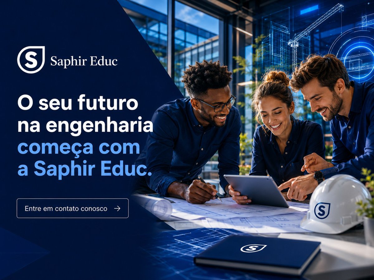 SaphirEduc's tweet photo. Engenharia também se constrói com gestão.Planejamento, estrutura acadêmica, inovação e visão de futuro são essenciais para instituições que desejam fortalecer seus cursos e crescer com consistência.A Saphir Educ atua ao lado de instituições preparadas para avançar. #SaphirEduc https://t.co/Vxj9PqTQ1d