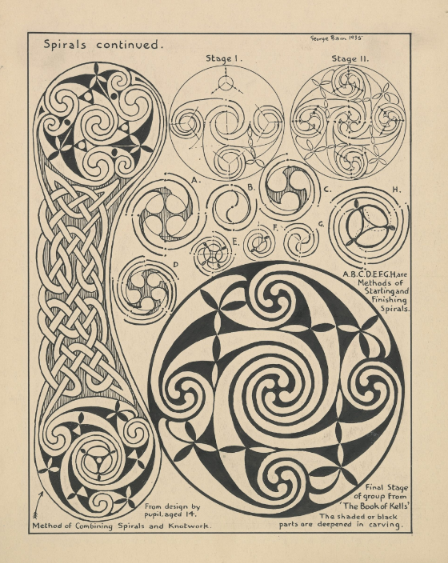 lindymasterson's tweet photo. More egs of sacred geometry in Celtic artwork from the George Bain collection https://t.co/RRcnWaUTLa