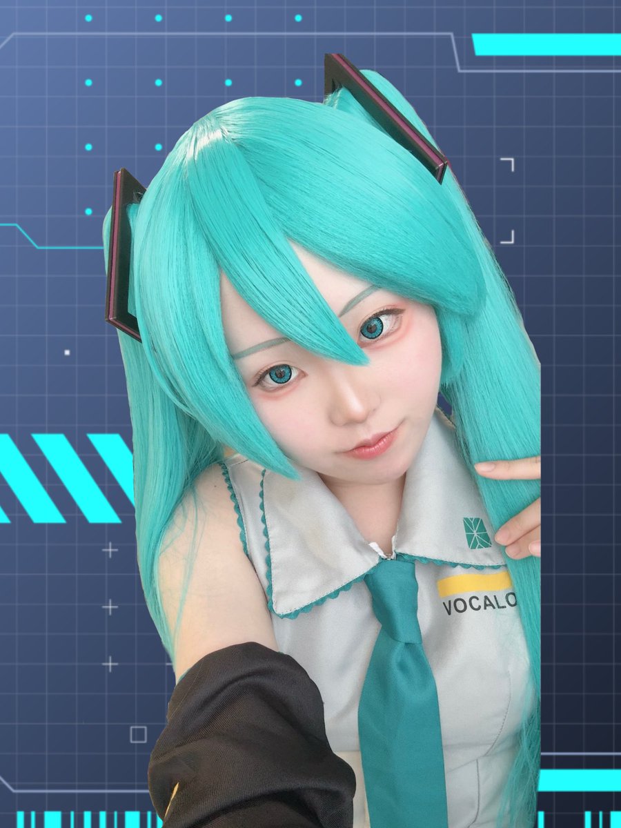 Umi_428_cos's tweet photo. ※Cosplay / ネイル無

　　　　 VOCALOID ｰ 初音ミク ｰ https://t.co/U4tP6OVWrb