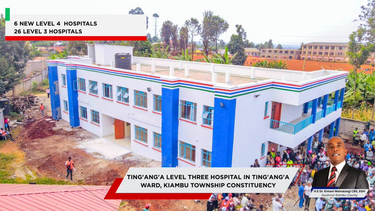 GloriaKama85738's tweet photo. Kiambu County stands out as a model county in health infrastructure, constructing new hospitals to bring quality healthcare.
#KiambuTheModelCounty
#WamatangiThePerformer https://t.co/drSMEzzBiE