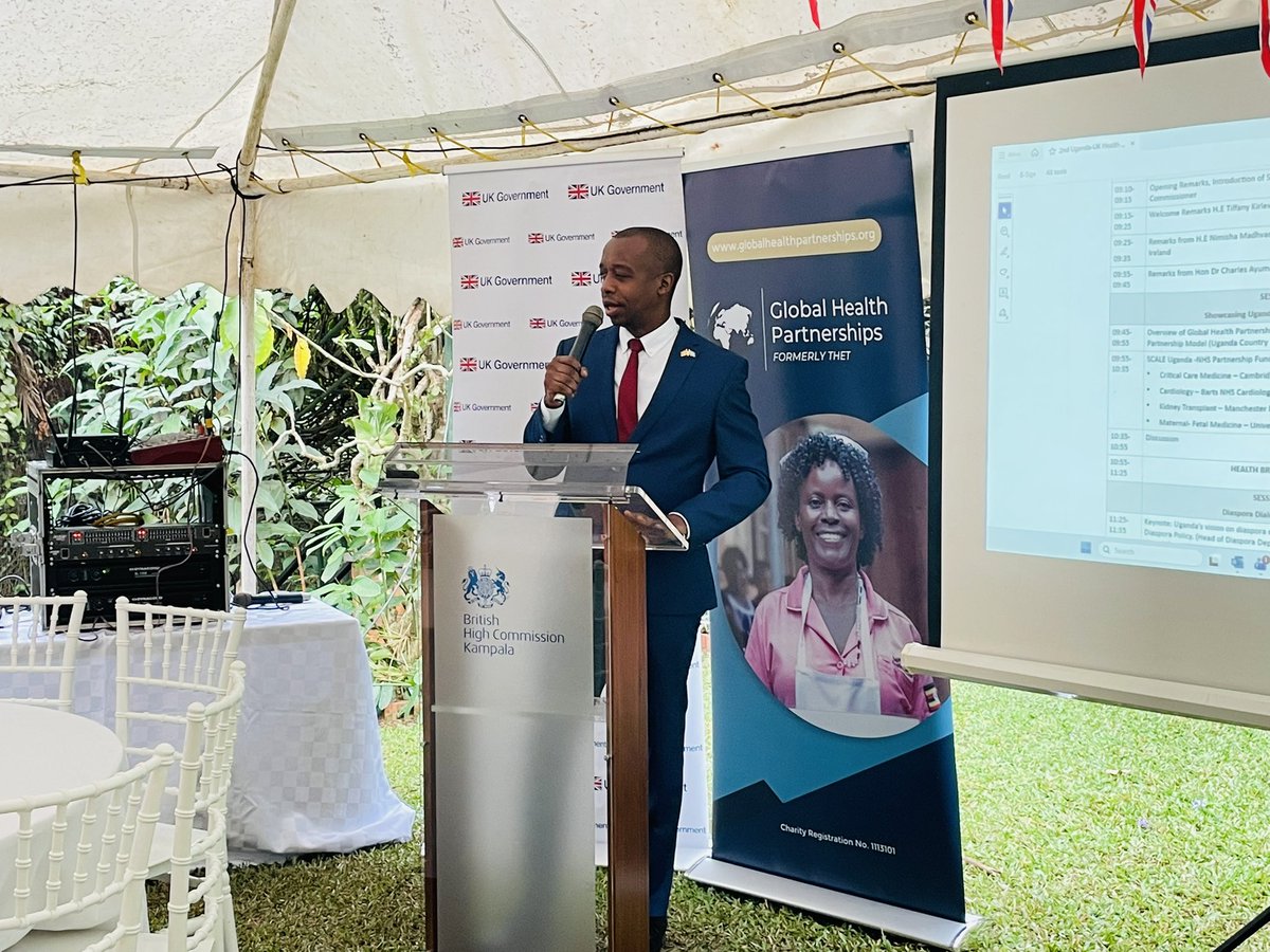 UKinUganda's tweet photo. Today, we host the 2nd 🇬🇧-🇺🇬 Health Partnerships Summit, bringing together leaders, health professionals, researchers &amp; partners committed to improving health outcomes across 🇺🇬. 

From training +320 nurses to 🇺🇬’s first successful kidney transplant, our partnerships are 💪🏾 https://t.co/LJ8iBlleqg