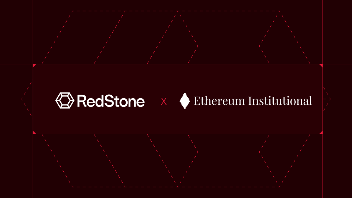 redstone_defi's tweet photo. .@ethereuminsti announced its supporter coalition today. Tokenization, collateral, onchain settlement. Workstreams that have data requirements at every step.

The infrastructure is running on Ethereum. RedStone publishes NAV for several institutional funds, and the list is growing.