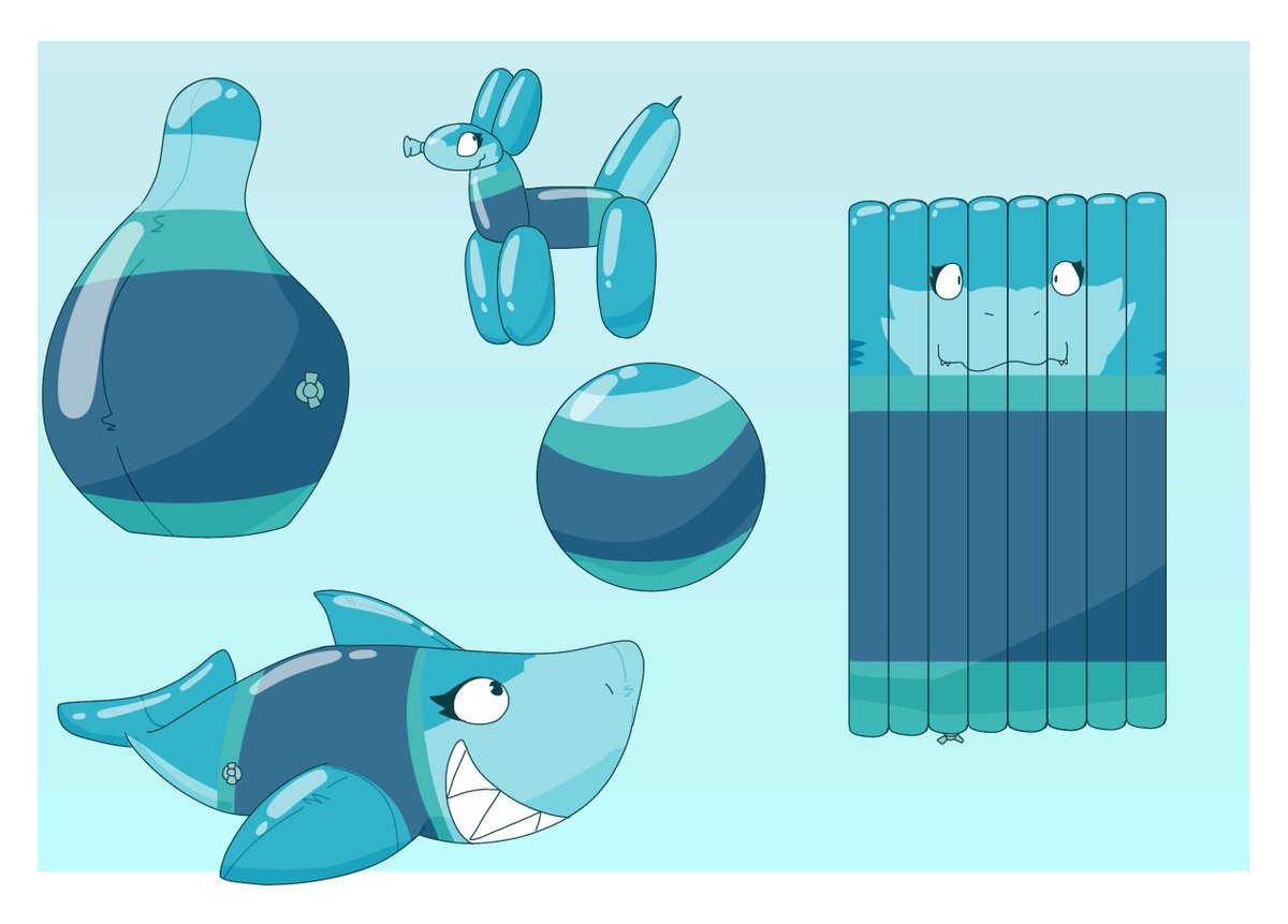 ElasticZoru's tweet photo. It's Shark Week, right?

So I chose my stretchy shark for a fun makeover! :3 https://t.co/cC1rrFcsxn