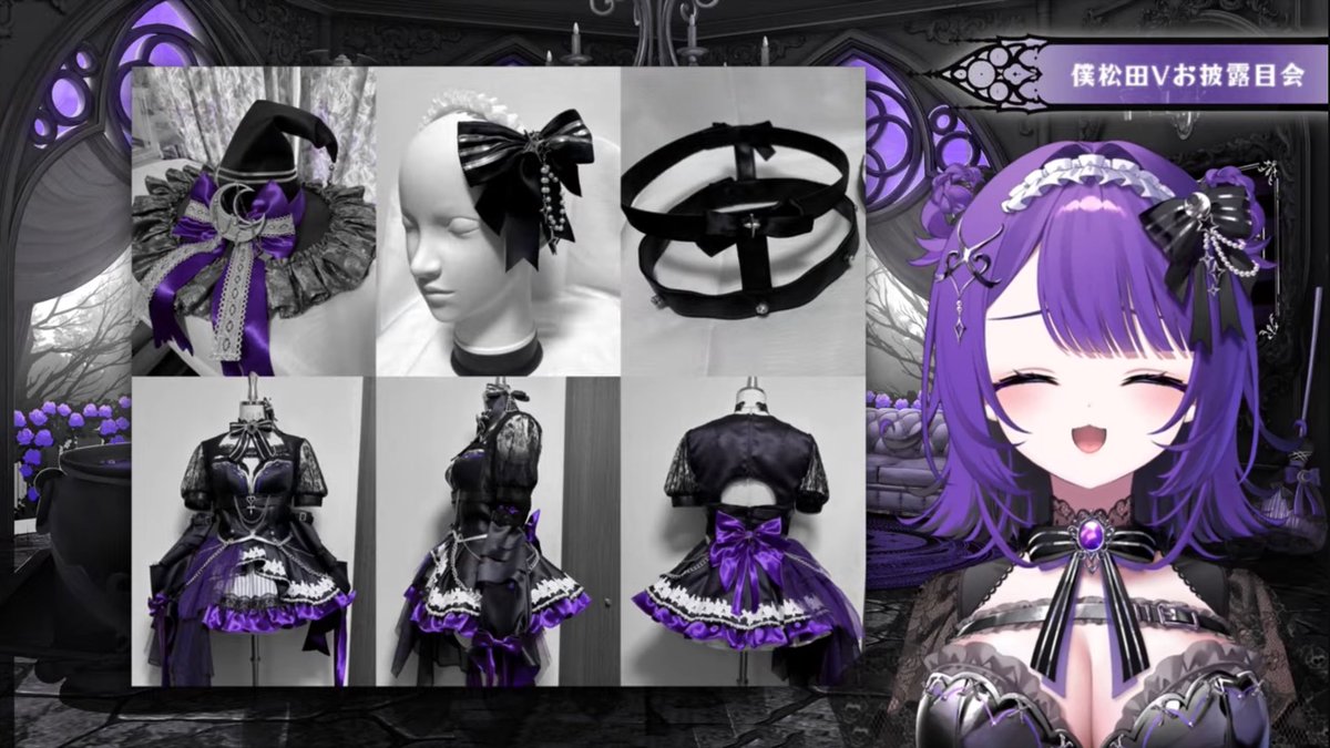 mona_cos0609's tweet photo. 2.5次元Vtuber本日デビュー🐾
僕松田さんの実写衣装を制作させていただきました💜
#bmdart
#僕松田 https://t.co/C0aUYOpCIz