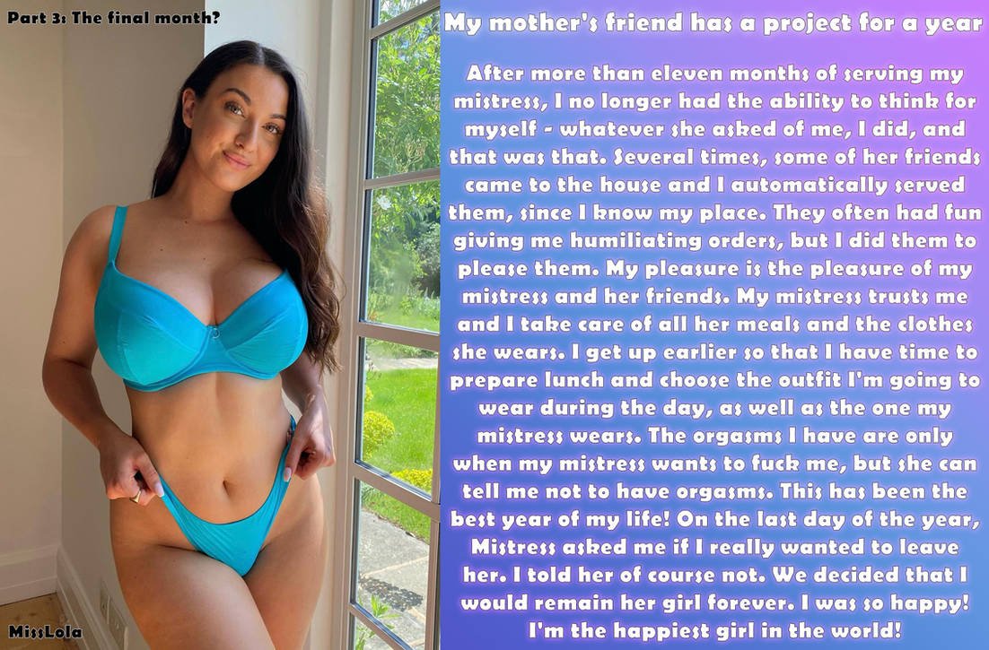 MistressL0la's tweet photo. My mom's friend has a project for a year (Part 3 - final)
#sissy #tg #forcedfeminization #sissyfication #tgcaption #sissycaption #mtfcaption #forcedfeminizationcap #forcedfeminizationcaption #chastitycaption #sissymaidcaption https://t.co/Xfp8sBTNV3