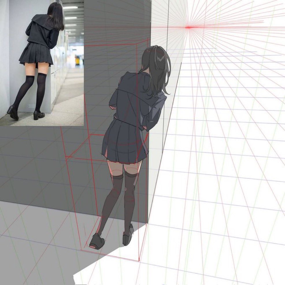 tryanglefor's tweet photo. That is TRUE perspective draw https://t.co/qhAzS2z1FW