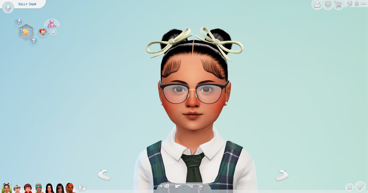 whimsitrait's tweet photo. Kelly is the most adorable sim I’ve ever had https://t.co/tGFopqX2mm