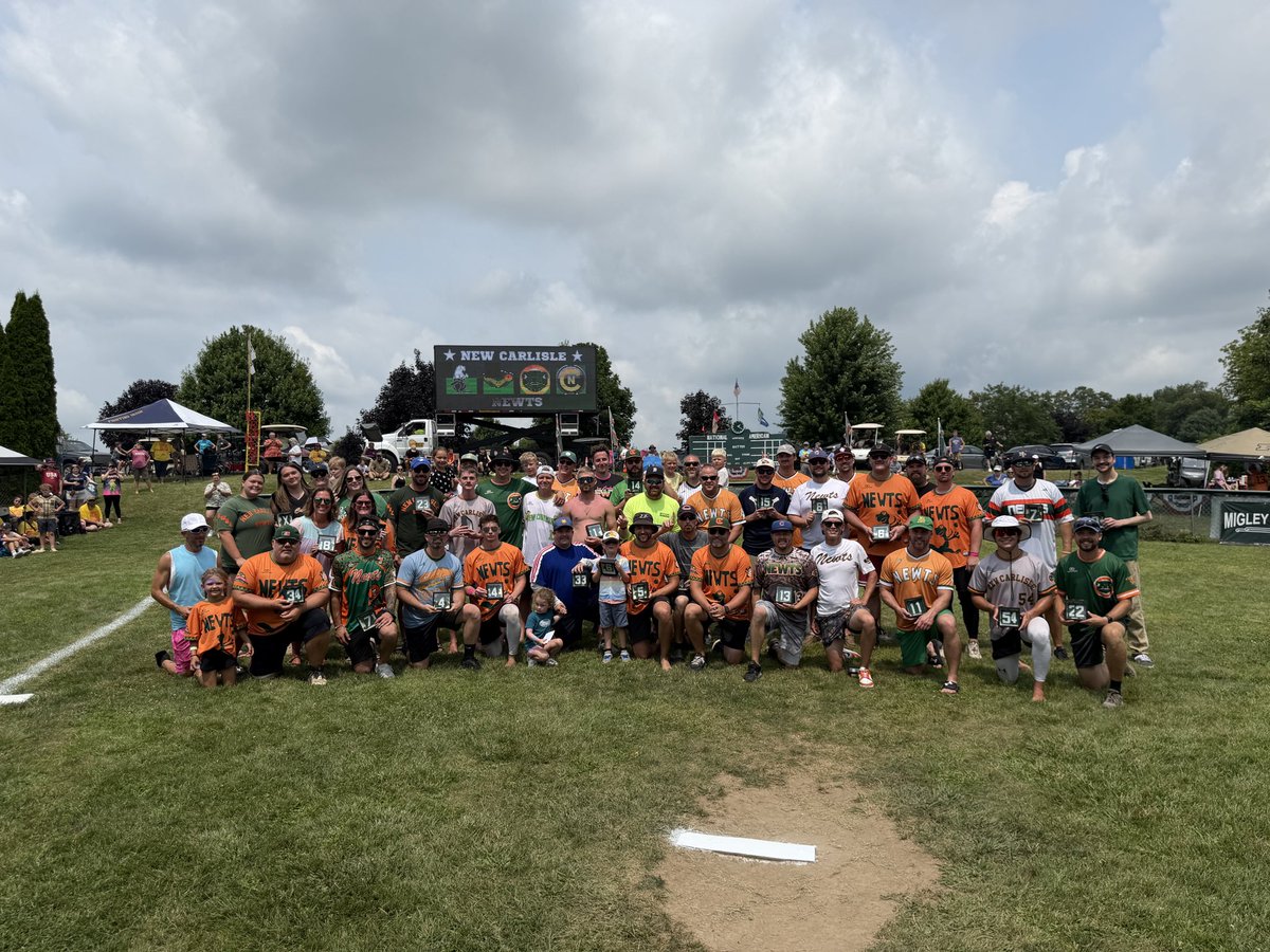 NCNewts's tweet photo. Hard to put into words this past weekend for our ball club.

Celebrated 20 years of our ballpark and alumni. And shared our dream for the future.

To top it all off, the boys made a run to Migley and were the team to take the field to “Jump.” https://t.co/BFCGyXiOPE