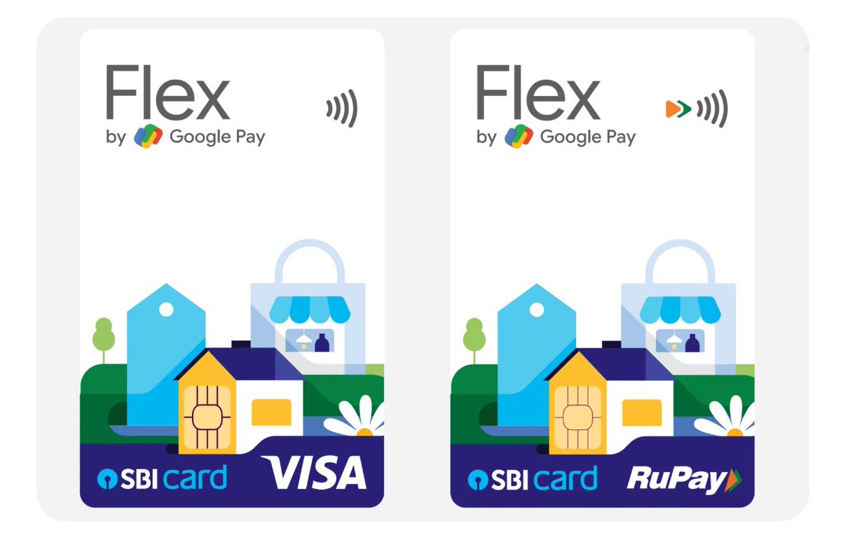 stufflistings's tweet photo. Google Pay and SBI have launched the Google Pay Flex SBI Card.

Flex card users will earn stars that will be instantly redeemable (1 star = ₹1), they will also be eligible to get the Google AI Plus plan at 50% off for a year, and will get a discount on the purchase of Pixel phones.
