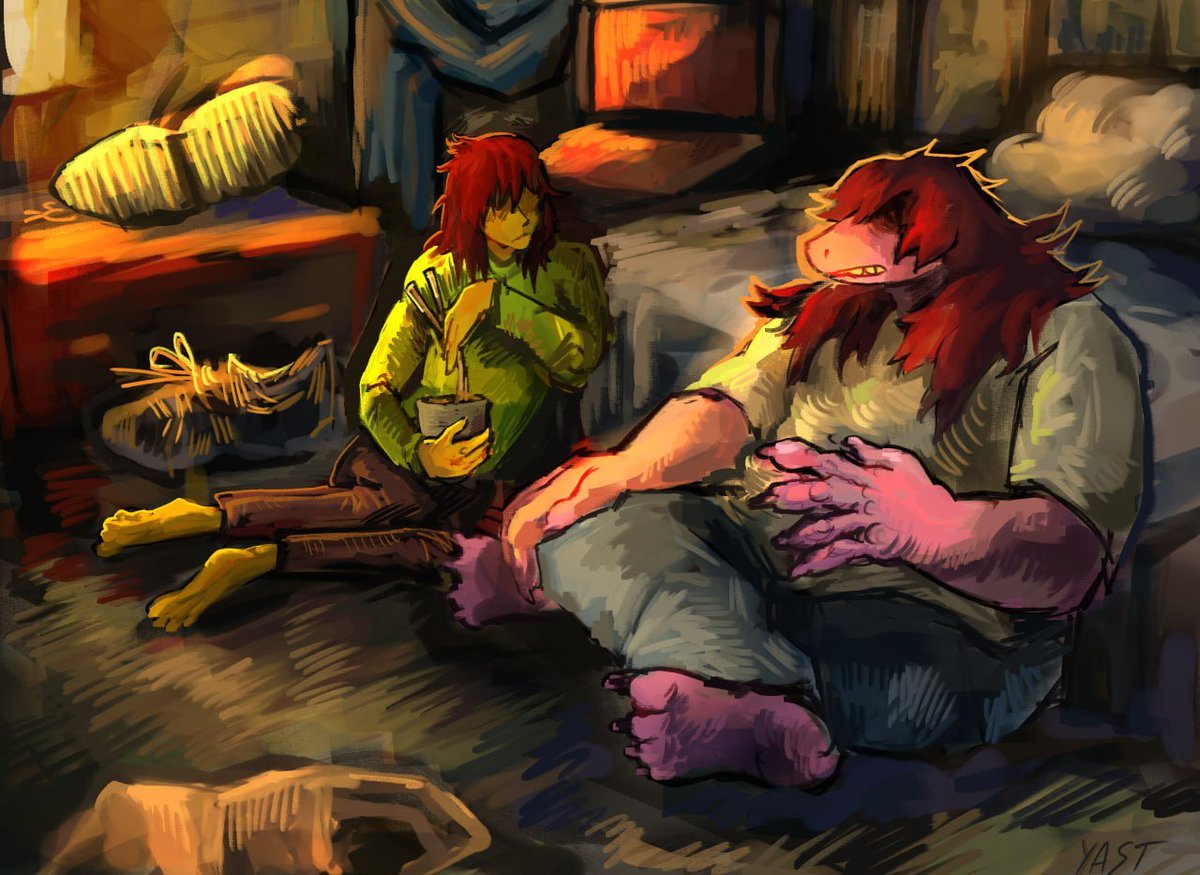 KILLMEPLSAAAAA's tweet photo. #deltarune #susie
#kris 
Bff https://t.co/zLxA1LnZtN