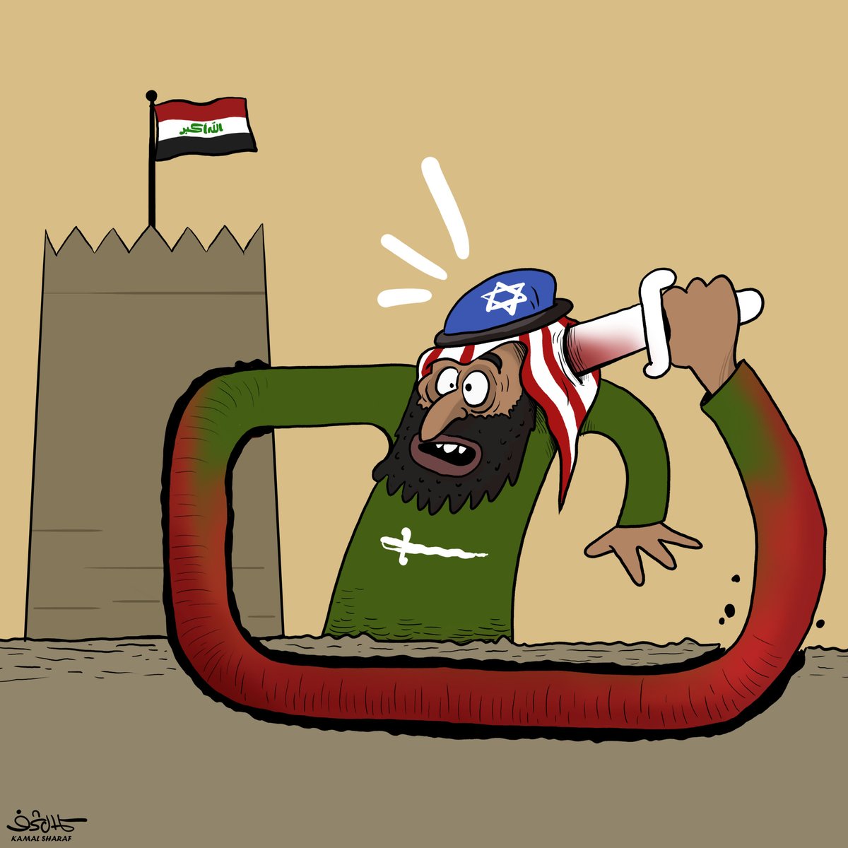 kamalsharf's tweet photo. قضى الله أن البغيَ يصرع أهلَه
وأن على الباغي تدور الدوائرُ

#العراق #اليمن https://t.co/rdZ5ES6xOF