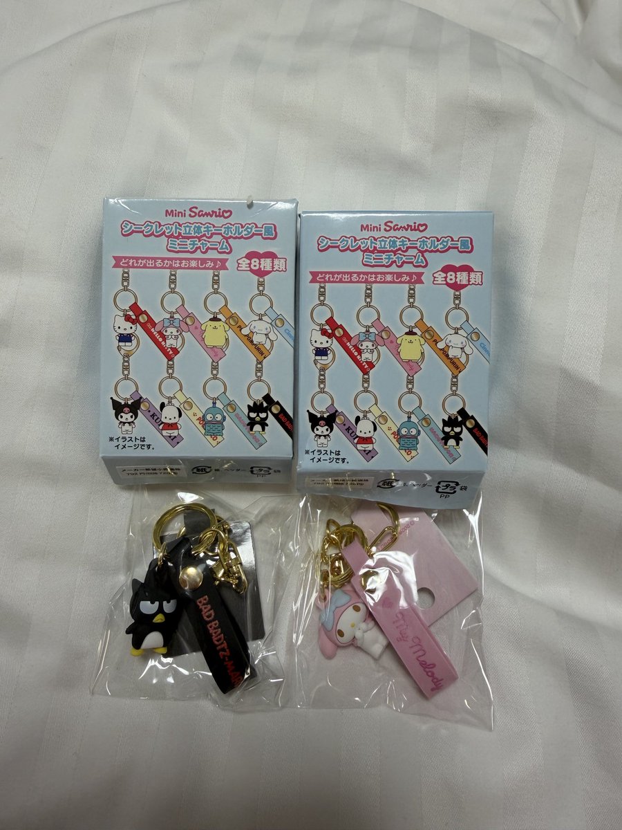 oorinrinoo's tweet photo. サンリオ シークレット立体キーホルダー風 ミニチャーム

譲: マイメロ、バツ丸
求: キティ、プリン

愛知県内お手渡し または 同日発送
お気軽にリプ/DMお願いいたします🙇🏻‍♀️ https://t.co/f18oGilL7Y