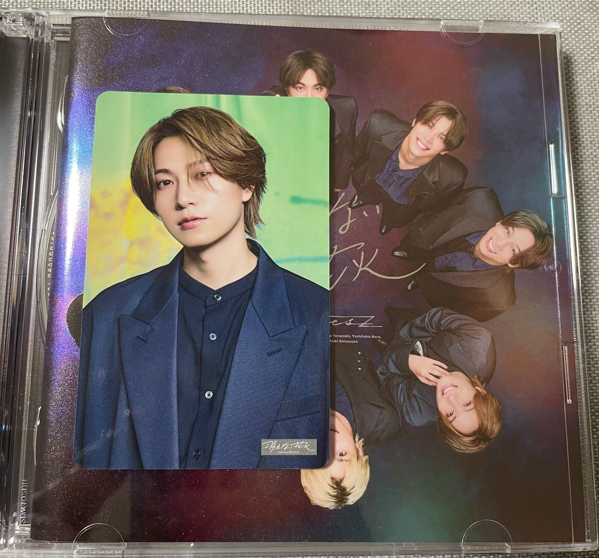 mamiaugust25's tweet photo. timelesz 消えない花火 トレカ 交換
【譲】初回B  佐藤 / 橋本
【求】どれでも 松島 / 寺西

都内手渡し、あるいは郵送交換希望
お心当たりございましたらご連絡下さい。
#timelesz交換　#timeleszトレカ交換 https://t.co/YaOfirg8w5