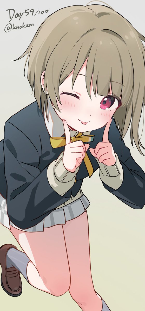 knokzm's tweet photo. 100日チャレンジ 59日目

中須かすみ https://t.co/Q7O1eTxeja