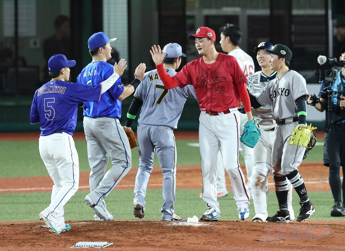 Sponichi_Carp's tweet photo. ２回無失点の好投で勝利に貢献した #岡本駿 選手 https://t.co/3CSqnikLxs