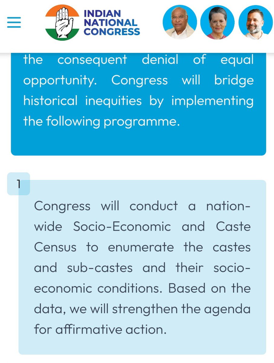 SDPI_KarPresi's tweet photo. Dear @RahulGandhi, the @INCIndia manifesto-2024 promised a nationwide Socio-Economic & Caste Census and implementation of affirmative action based on its findings. Karnataka has already completed the caste census, and the State Government accepted the report over six months ago. We demand that the report be made public immediately and its recommendations implemented without further delay. Time to honour your promise. #CasteCensus #SocialJustice #Karnataka