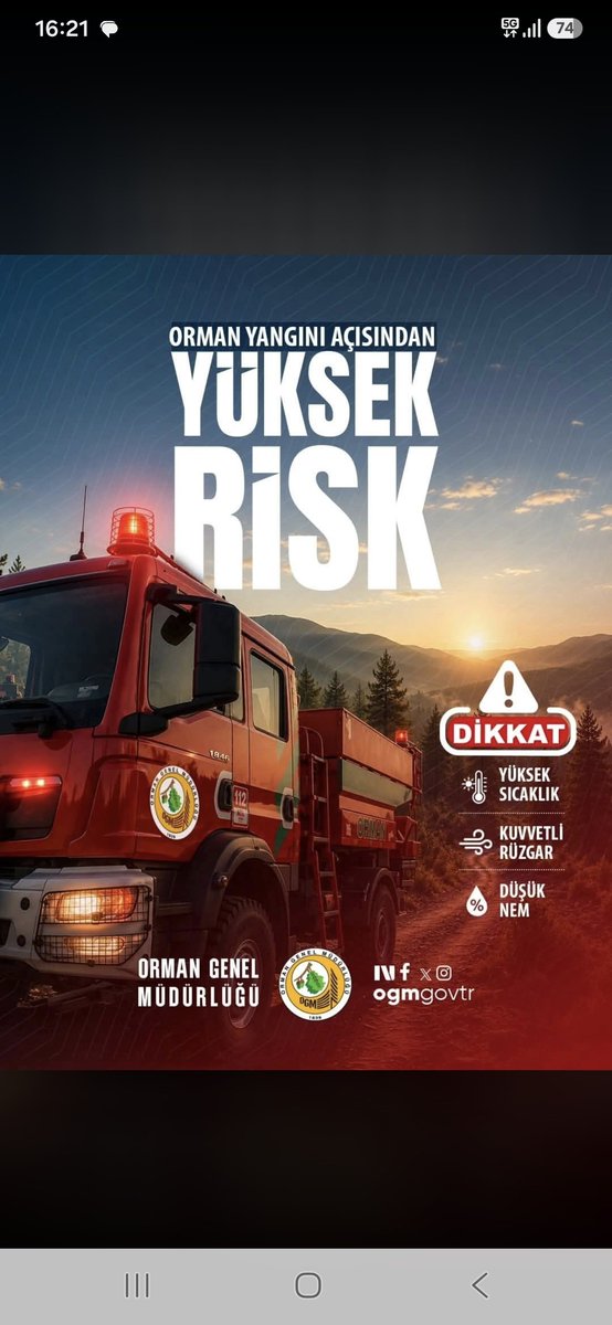 TkdkDenizli's tweet photo. ⚠️  Yüksek Risk, Sıfır Tolerans!

Orman yangınlarının en büyük sebebi doğa değil, ihmal ve dikkatsizliktir. Unutmayın; orman yangınına sebep olmak cezası olan bir suçtur.

#SebepOlma 🌲🔥 https://t.co/XZoek0IsJi