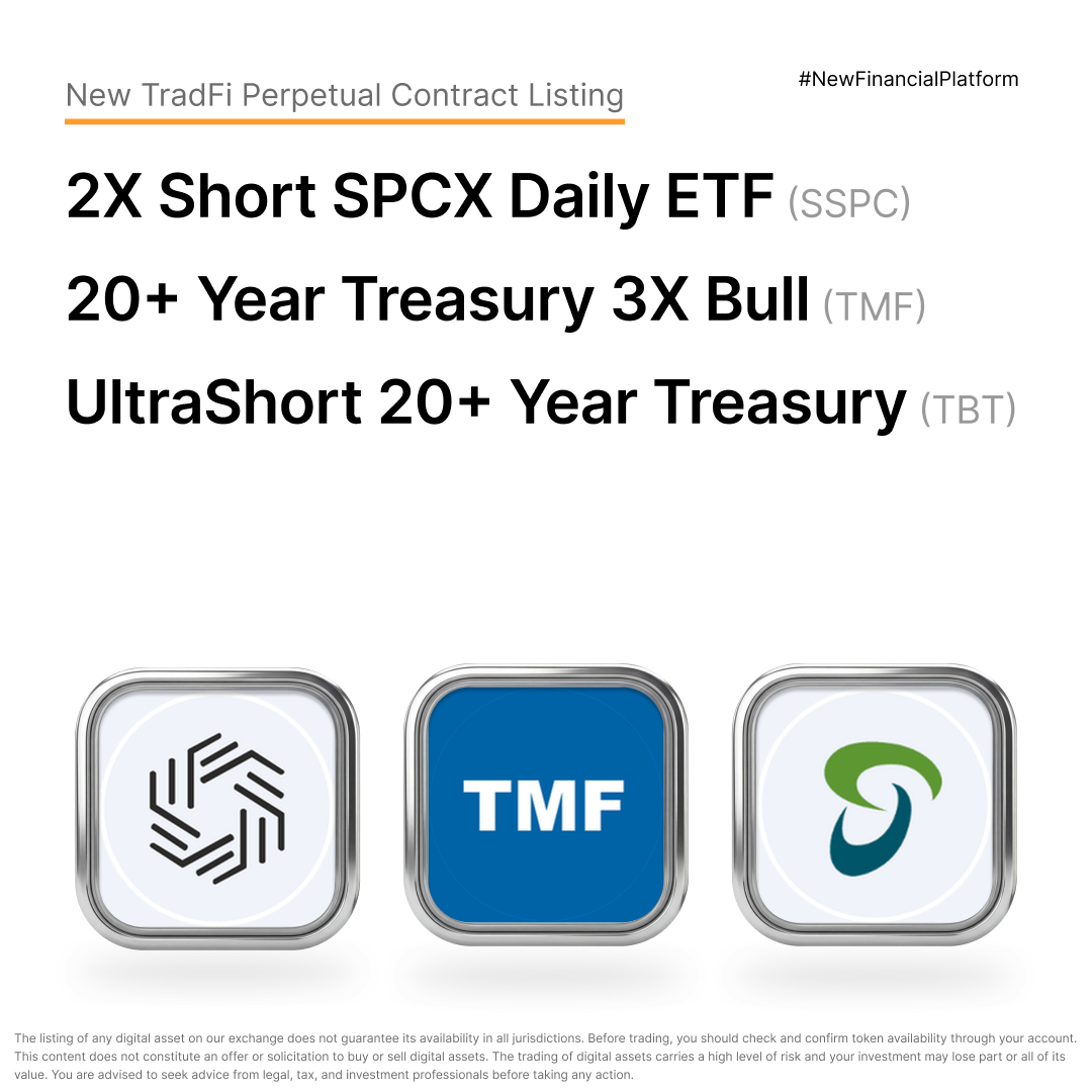 Bybit_Official's tweet photo. New TradFi Perpetual Contract Listings: $SSPCUSDT, $TMFUSDT and $TBTUSDT are now live on Bybit! 🚀 https://t.co/XF1OZ3wjqj