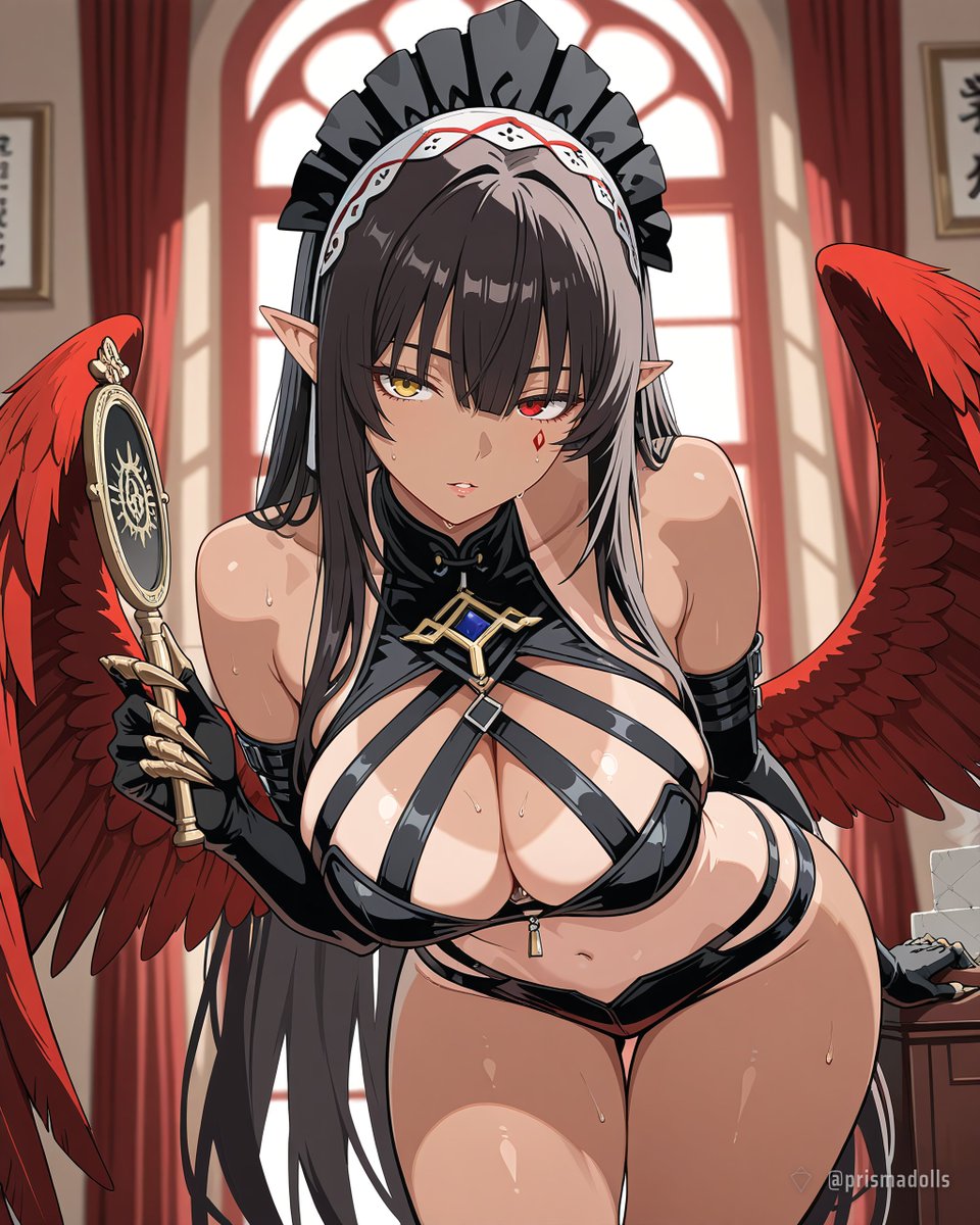 prismadolls's tweet photo. Tonalpohualli // crimson feathers, obsidian gaze 😏 swipe ➡️
Vermillon faction · AI art
#harpy #monstergirl #aiart https://t.co/70Yx0S2NwP