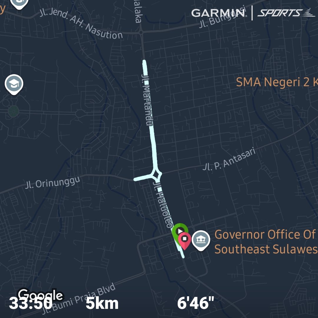DhanaSyahputra's tweet photo. Maf day 257 first #running in #kendari #garmin #beatyesterday https://t.co/onBbJ3ggaO