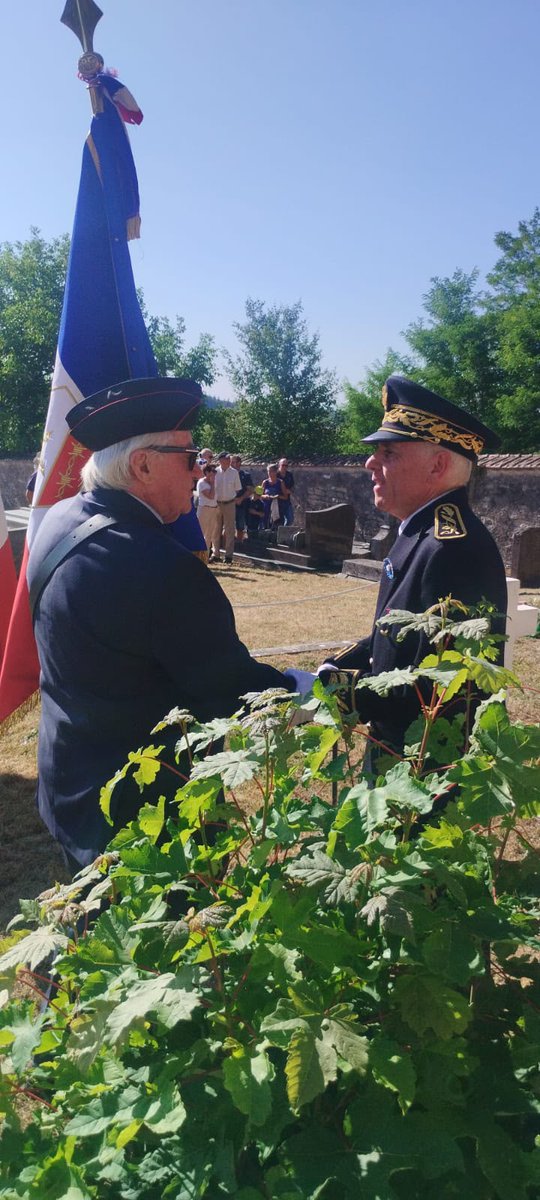 Image de Préfet du Jura - 🇫🇷 Cérémonie en hommage aux résistants du maquis de Saligney
À Saligney, Hugues Alladio, sous-p
