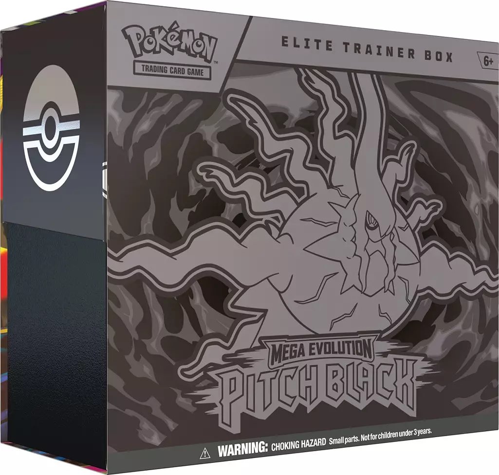 ricanking6's tweet photo. OVER MSRP ⚠️

Pokémon Mega Evolution Pitch Black ETB at DSG! 

• Limit of 2 per order ($80)

https://t.co/2LIywi2XpT #ad https://t.co/JMskvmL67m