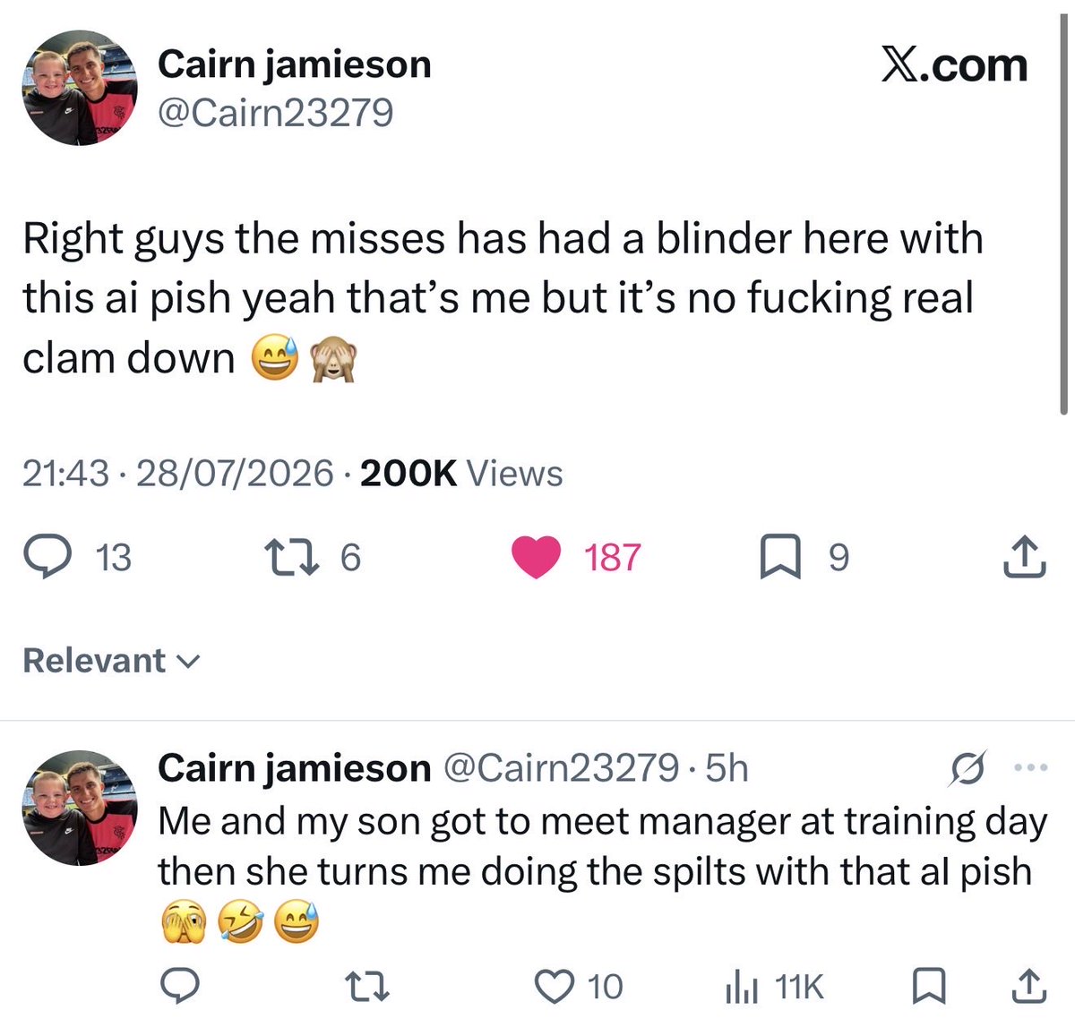 westham_bubble's tweet photo. In bits over this 🤣🤣🤣🤣 https://t.co/1KRFj4lVzP
