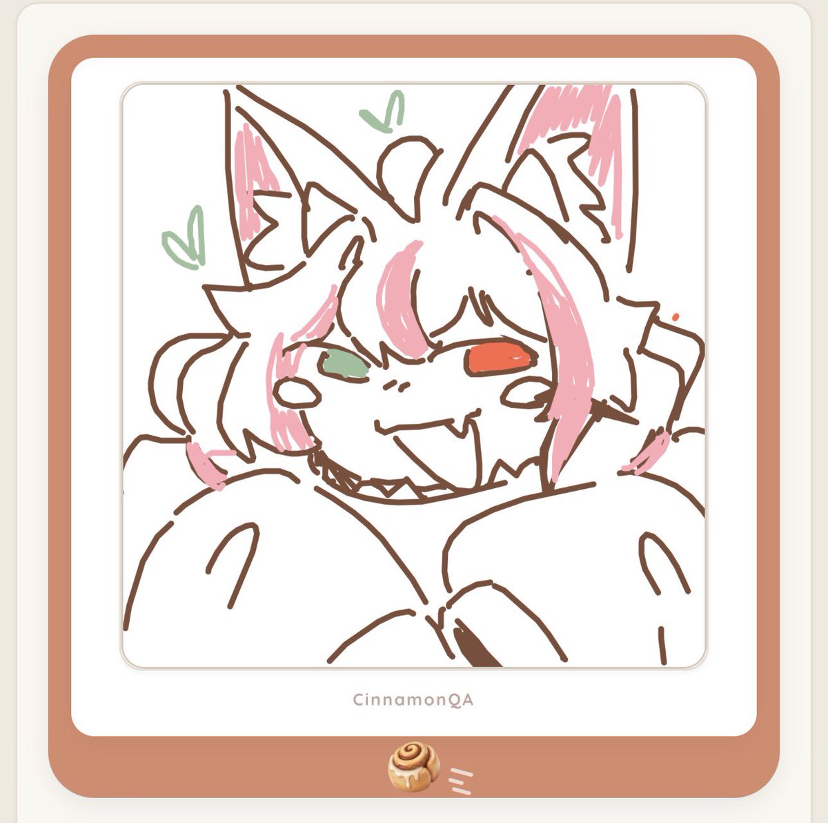 chebyumi's tweet photo. GAO morning!!! 💚💕🦖

for those anonymous sites, i realize most people post their answers on twitter and not just through the site... should i have been doing that? 😭

either way, i'll share some doodles i've gotten on cinnamonQA! https://t.co/Q7RYGO7gxL