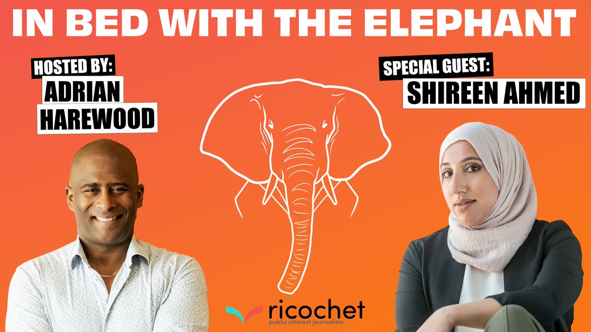 ricochet_en's tweet photo. On In Bed with the Elephant, sports journalist and soccer expert @_shireenahmed_ is our guest to unpack the politics, and corruption, of the 2026 #WorldCup.

"There are systems of fraud. There are cover-ups of abuse. So many pernicious things."

Episode: https://t.co/KCD0eH3XDZ https://t.co/qFKqfczTqj