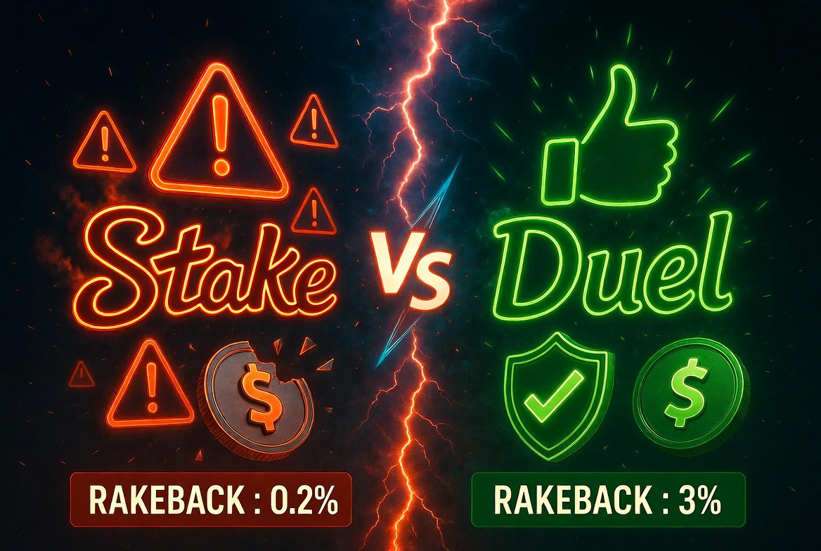 Cashfreecodes's tweet photo. IF I wager 1,000,000$ on Stake VS Duel 

on Stake : 🔴

10$ Weekly
80$ Monthly
200$ of Reload

on Duel : 🟢

2,000$ Instant Rakeback 
500$ Under my Affiliate code 

Choose you side &amp; DM me. https://t.co/IZXgn86vW5