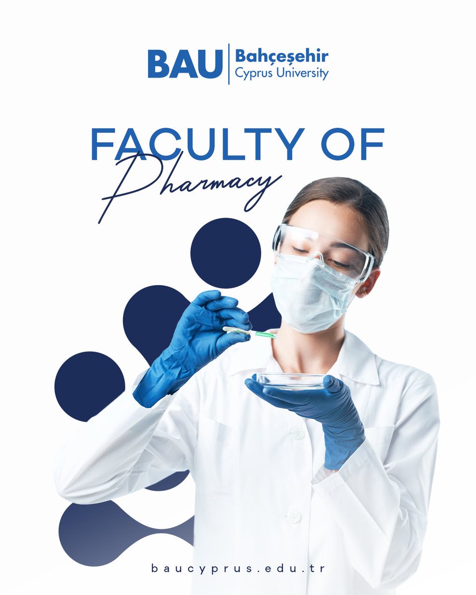 bauglobal's tweet photo. The Faculty of Pharmacy at Bahçeşehir Cyprus University provides a practical and supportive learning environment where a team of internationally experienced lecturers and professors encourages students to explore their individual talents and build their own professional paths. https://t.co/cVbf0Y91yS