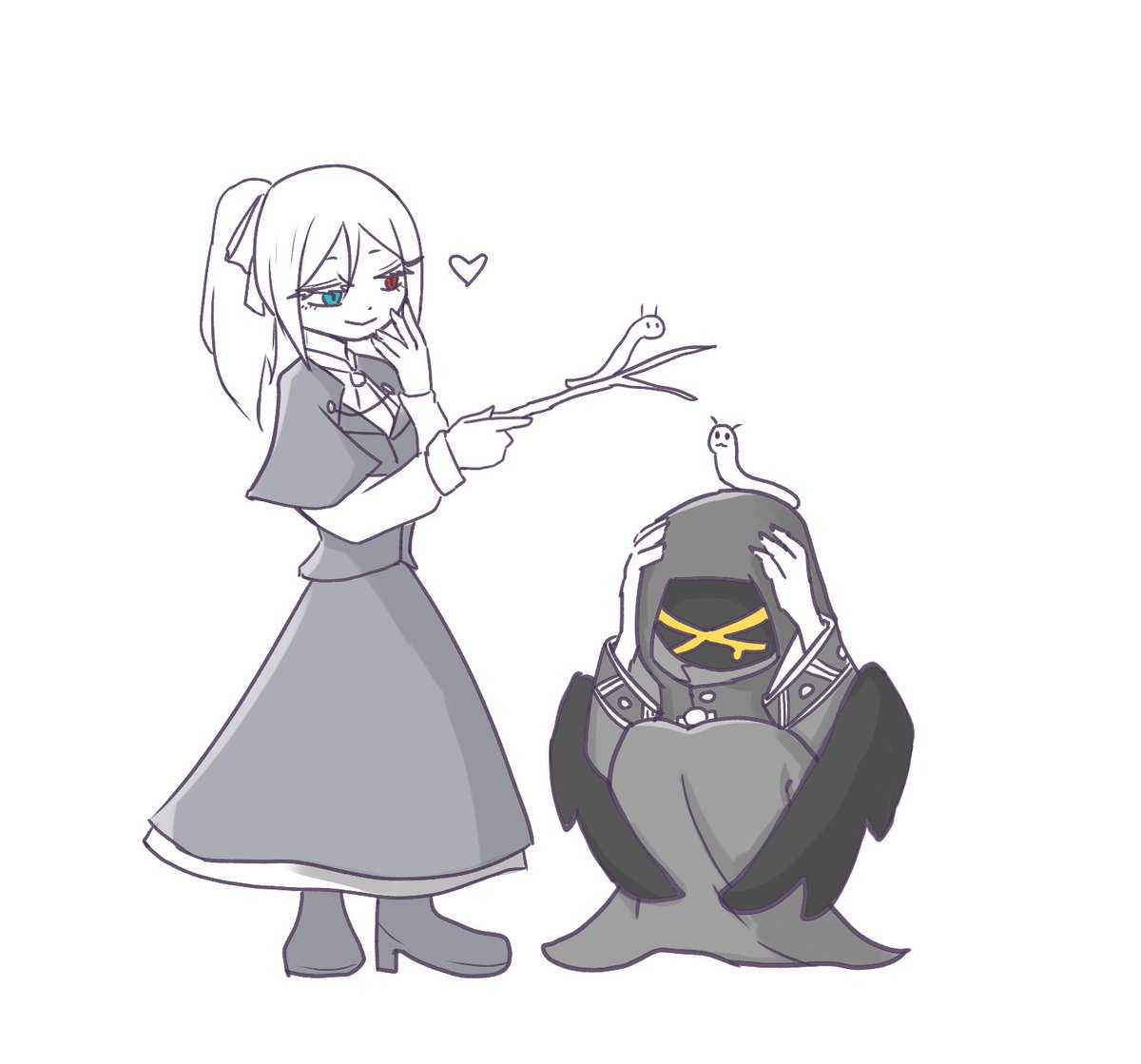 paleblood1850's tweet photo. おるに、毛虫をあげる https://t.co/mxR66rTvZj
