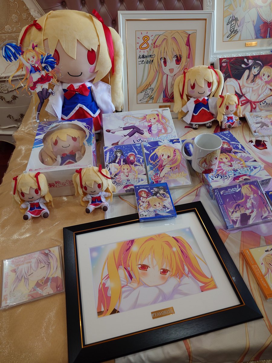 nanofei315's tweet photo. いろとりどりのセカイ15周年おめでとうございます＆15th ANNIVERSARY　FAVORITE FES 2026応援
私の15年のすべての愛と信仰を込めて完成させた「いろセカ」の祭壇。私の人生の歴史を根本から変えてくれた作品であり、この世界で人生においてかけがえのない、最も大切な彼女に出会えたから

#二階堂真紅 https://t.co/j2A6Ha7EkC