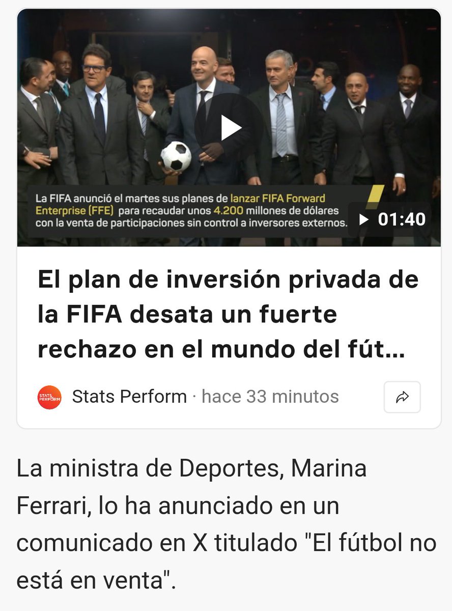 ovviman's tweet photo. Entonces FIFAntino pretende tomar estafeta de lo que insinuaba la (por ahora) difunta Superliga de Europa, que en su momento demonizaron. 
En resumen, dejar de lado la esencia genuina de la pelota, a la cual han manchado sobremanera y en aumento de ya hace buen tiempo a la fecha https://t.co/hVYk8tKHzj