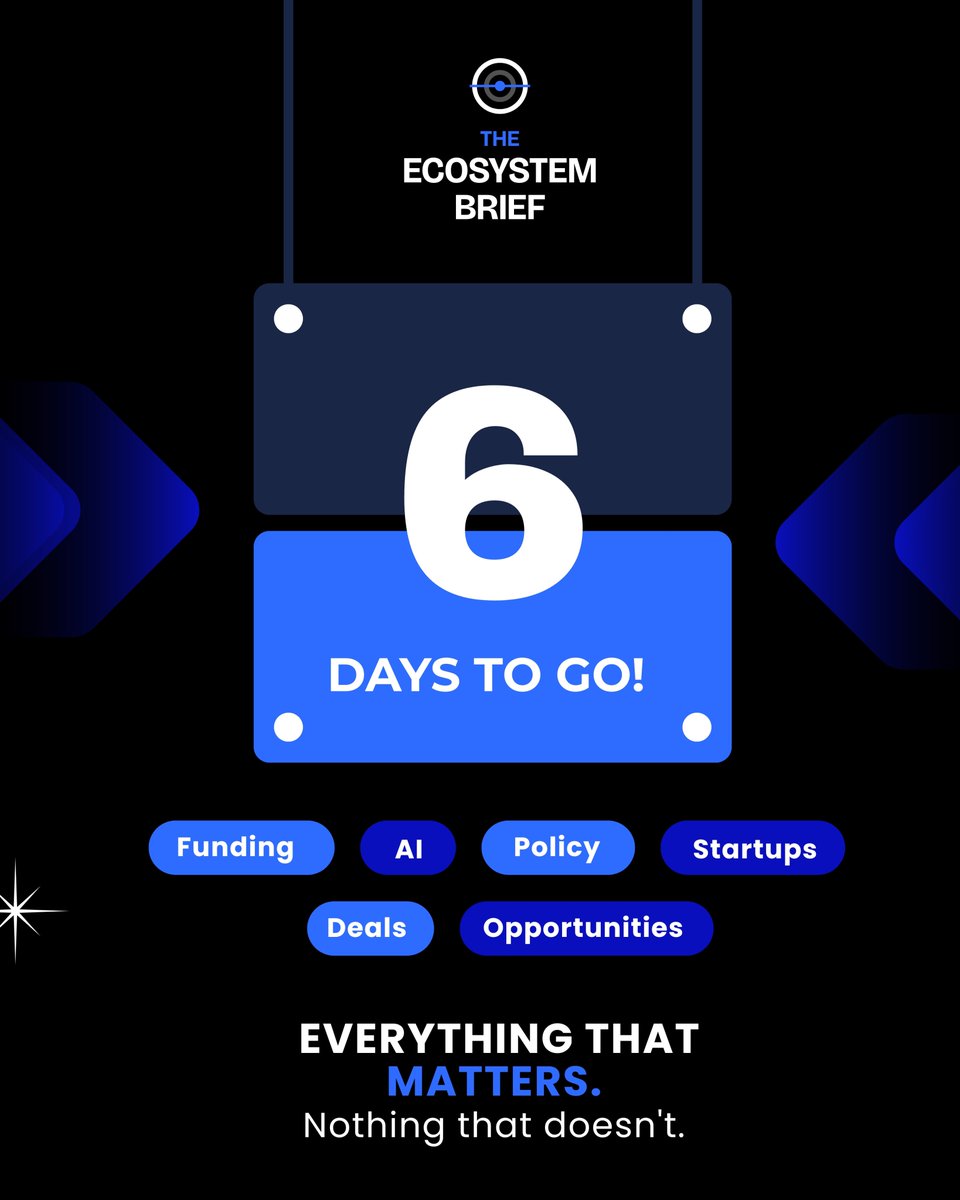 ecosystembrief's tweet photo. Everything that matters around AI, funding, policy, startups, deals, and opportunities shaping Africa's tech ecosystem.

Nothing that doesn't.

📩 The Ecosystem Brief launches next Tuesday.

Subscribe now and be among the first to receive Issue 001:
https://t.co/U3KjFcydS1 https://t.co/wK3k7POeBO