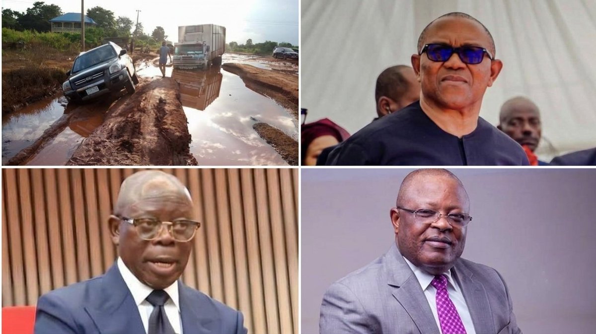 ParallelFacts's tweet photo. APC Senator Oshiomhole Admits Tinubu Govt's Wastefulness And Financial Recklessness, Supports Peter Obi’s Warning That  Existing Bad Roads Should Be Fixed Before Construction Of New Ones https://t.co/WaIb36uYz6 https://t.co/anNktS7MRS