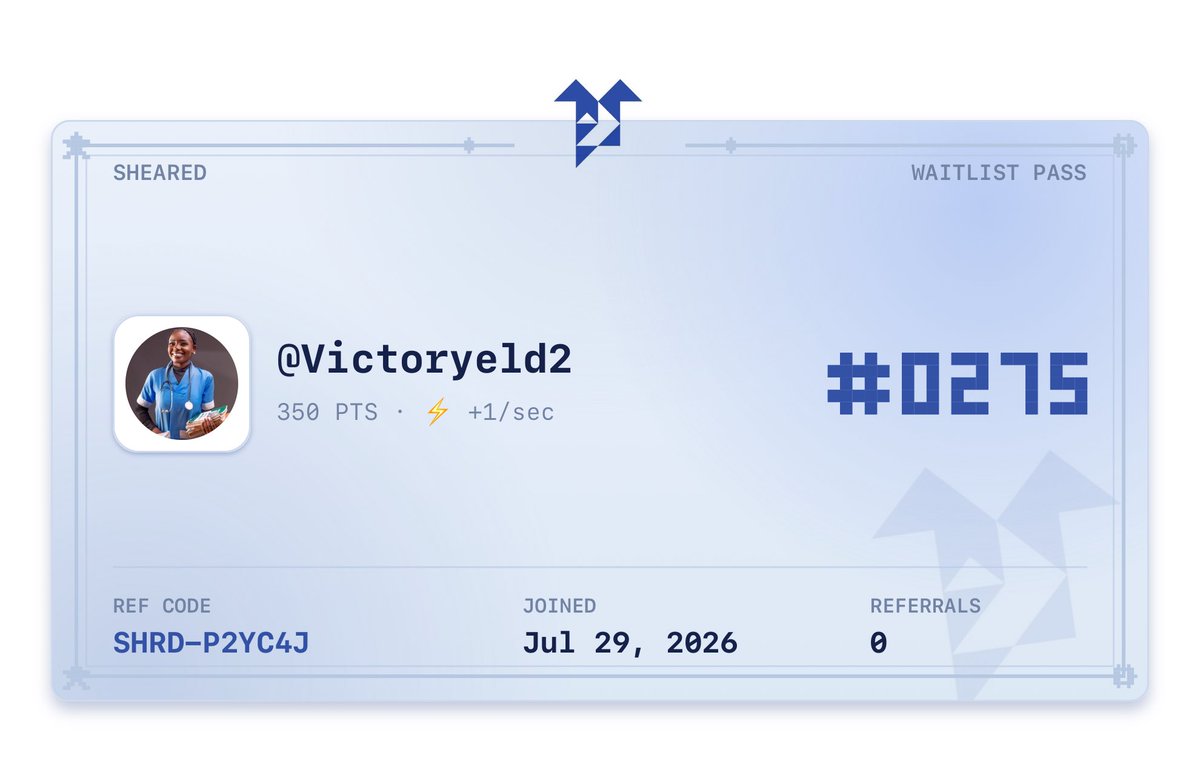 Victoryeld2's tweet photo. Just joined the @sheared waitlist, excited for what's coming 👀

Join with my link and we both move up: https://t.co/zV4vsBypgC https://t.co/eaDuKEMkPS