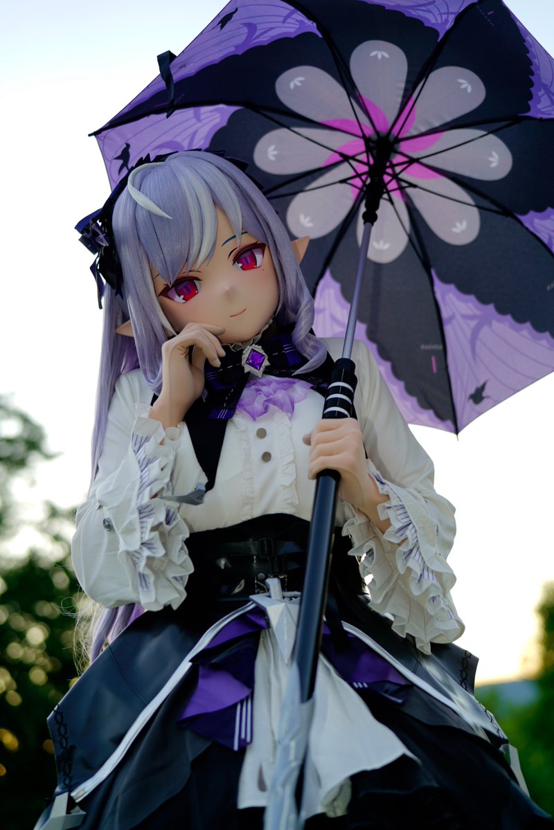Maid_Kigu's tweet photo. Come under my umbrella Lord Phaethon, I’ll make sure no drop of rain lands on you ☔️✨ 

#kigurumi #着ぐるみ #vivian #zzz #zenlesszonezero https://t.co/ouPKxAwA9M