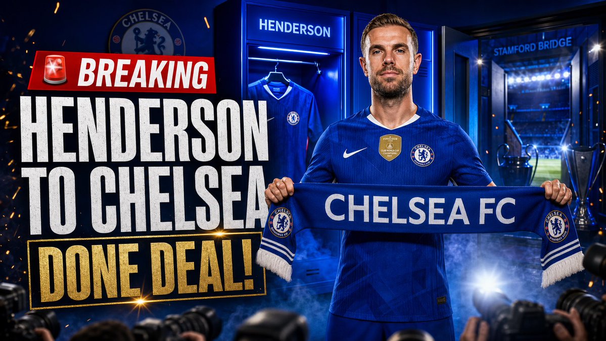 cfc_gem's tweet photo. 🚨 We live! Jordan Henderson HWG!, Wharton, Scott, Jackson, Delap &amp; More 
Join us below 👇 
🚨 BREAKING JORDAN HENDERSON TO CHELSEA HERE WE GO! WILL WE SIGN ANOTHER ... https://t.co/jFruworhky via @YouTube https://t.co/zSgIfnHa7A
