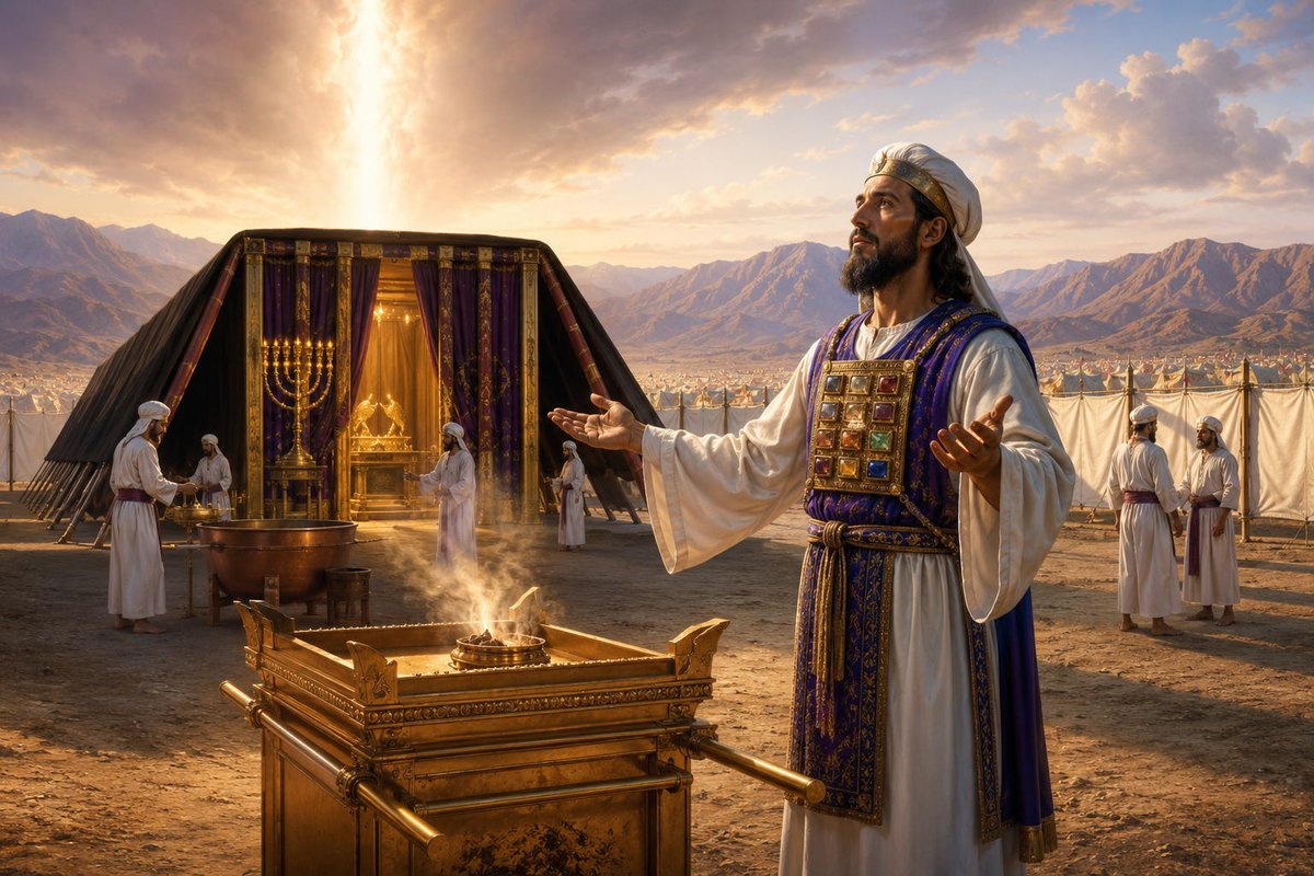 voice_watchman's tweet photo. The Tabernacle and Christ, Part 5: The Priesthood: ---
Subscribe now
---
We have spent four weeks looking at a building.
The dwelling, the altar, the Holy Place, the veil that finally tore. But a… https://t.co/3nXKCnYikN #Tabernacle #Christ #Priesthood #Faith #Spirituality https://t.co/G0vG2iignl