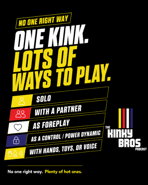 KinkyBrosPod's tweet photo. The best part… is almost. 😈🍆💦🎙️Season 2 starts TODAY. Swipe through. Share. Then go listen to The Art of Almost – Why We Love Edging.🎙️ https://t.co/hxxF2l50td https://t.co/9JRszH0L8F
