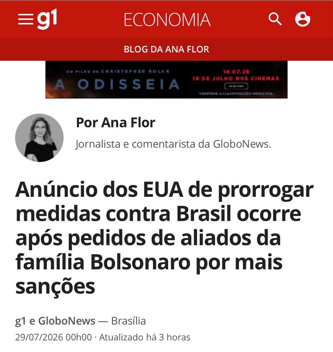 WeldesonCg's tweet photo. Enquanto vendem patriotismo, pedem pro TRUMP continuar ferrando o país.
Isso não é oposição. Isso é traição disfarçada de “luta pela liberdade”. https://t.co/7W975KmByh