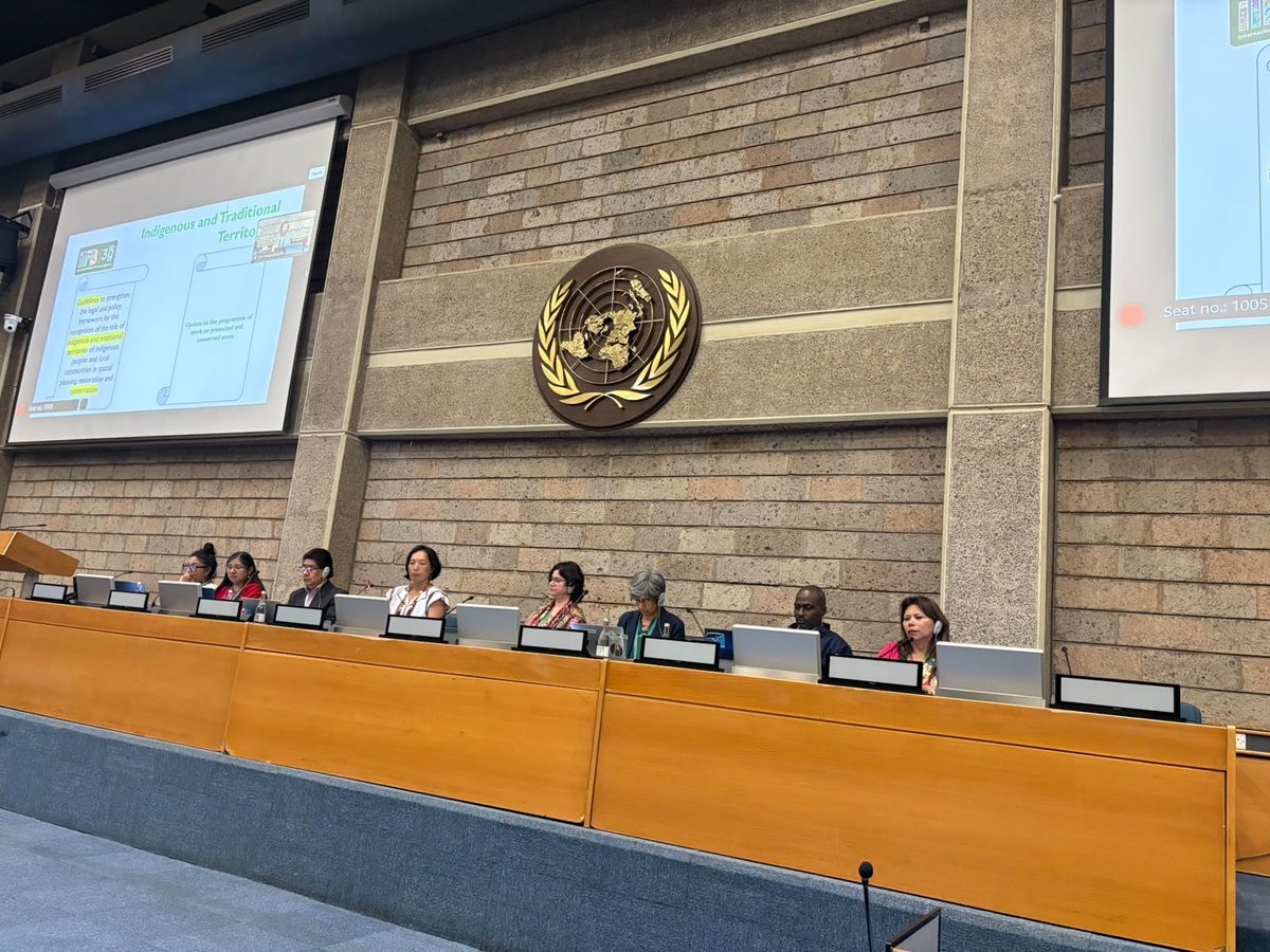 coicaorg's tweet photo. En el marco deñ (SBSTTA-28) del Convenio sobre la Diversidad Biológica, la Coordinadora General de COICA, Fany Kuiru, participa en las negociaciones impulsando una propuesta construida colectivamente por los pueblos indígenas amazónicos.
#IIFB #CBD #SBSTTA28 https://t.co/0md7kuNYZT