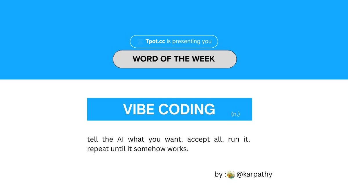 heytpot's tweet photo. word of the week ft. @karpathy https://t.co/SMIdmBvPyj
