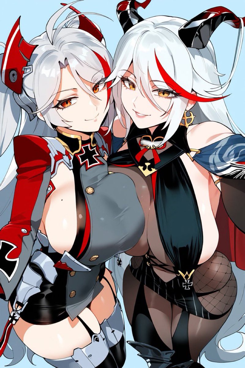 Prinz_eugen34's tweet photo. @KissingWaifus Prinz eugen X Agir-azur lane https://t.co/fIdeylzi41