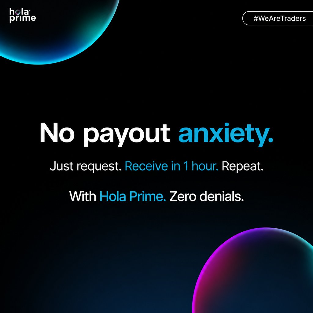 ABDULRASHIDILI6's tweet photo. Every trader understands the anxiety that comes after requesting a payout.
@HolaPrimeGlobal removes that uncertainty through fast payouts and zero payout denials. The focus isn't just speed - it's the peace of mind that comes from trusting your prop firm.
@HolaPrimeGlobal 🔥. https://t.co/rgp98sqfyN