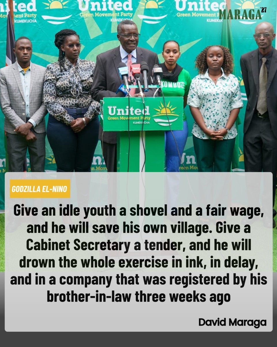 Maraga27's tweet photo. What is the government doing to prepare for this Godzilla El nino? #Ukombozi2027 #Maraga27 https://t.co/VZ7tAjCpgW